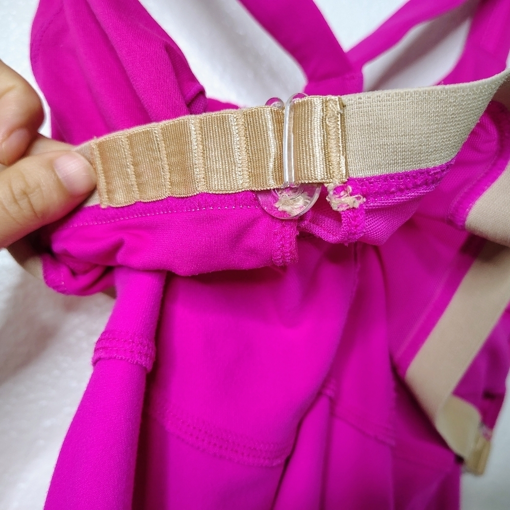 LULULEMON Women's Cross My Heart Tank Paris Pink Sz 8 💗 - Picture 15 of 16